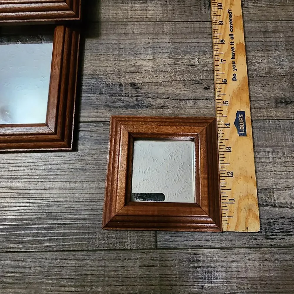 4 Home Interiors mirrors 3 are a set various sizes V